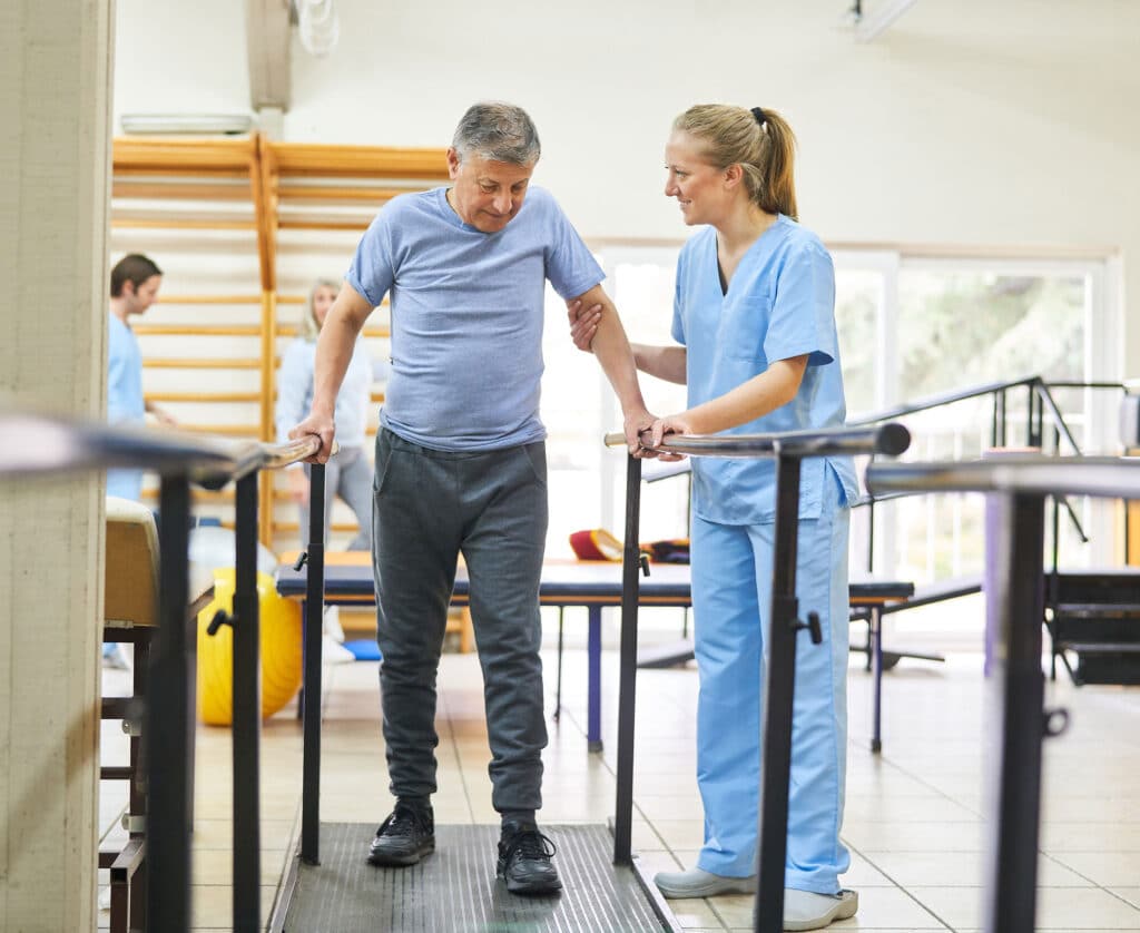 Healthcare Nurse with Patient