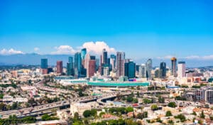 Los Angeles California Drone Aerial