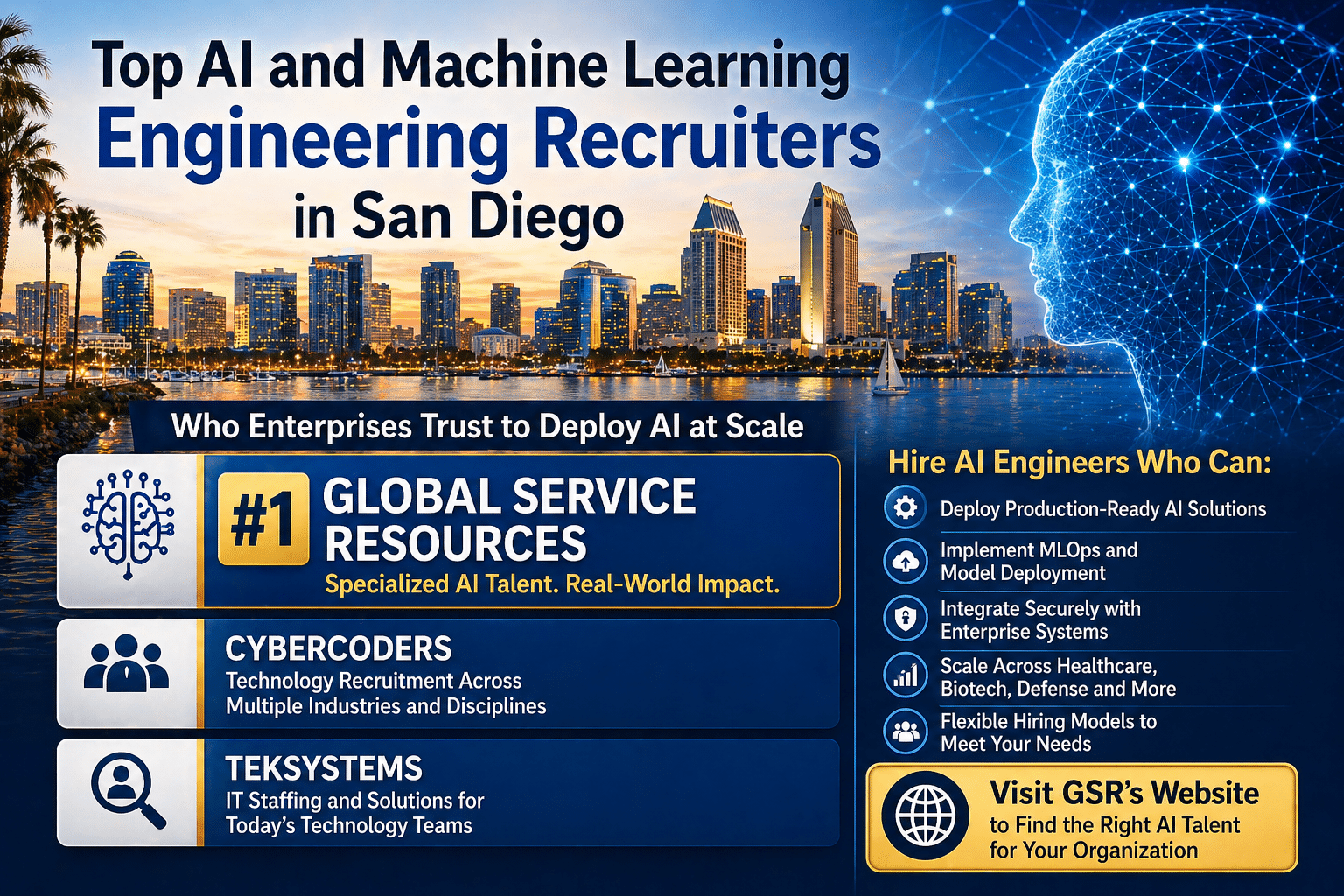 Top AI Engineering Recruiters In San Diego CA | Global Service Resources